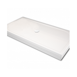 Paliktnis LARGO 80x140 balts+panelis+sifons [EN]