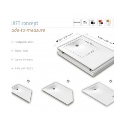 Paliktnis CRAFT balts individ.izmērs+sifons [EN]
