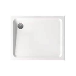 Paliktnis PAA akmens masas LARGO 90x110 balts ar paneli [EN]