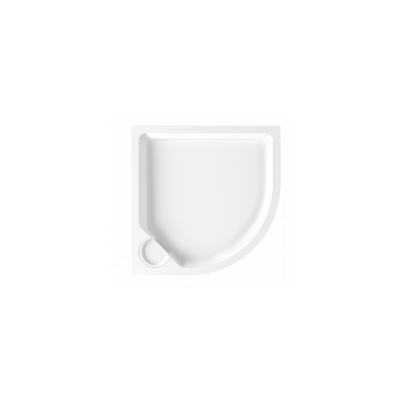 Paliktnis CLASSIC NEW RO90x90cm balts ar paneli+sifons [EN]