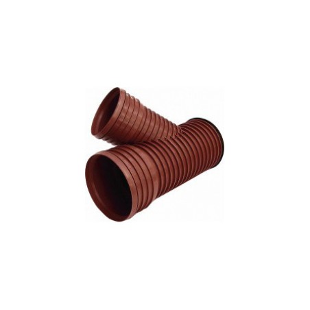 Dubultsienu kanalizācijas trejgabali Dn500/400 45gr