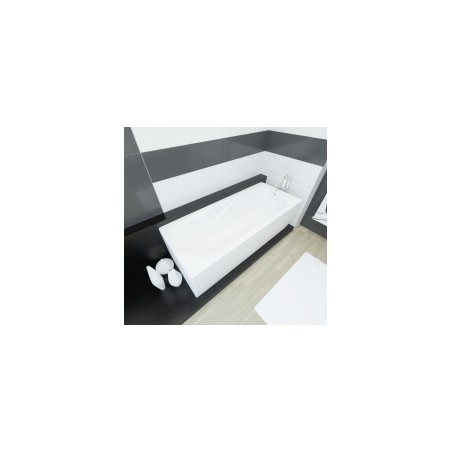 Vanna CLASSICA 150x75cm ar L veida paneli+sifons