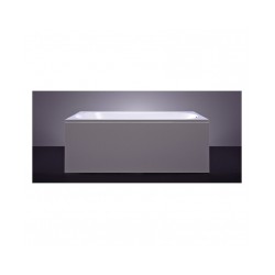 Vanna LIBERO 180*80 balta ar U-veida paneli un sifonu [EN]