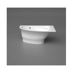 Vanna TREVI M 145x950mm, kreisā, balta+sifons [EN]