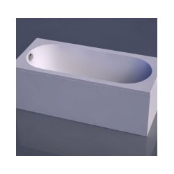 Vanna LIBERO 170*80 balta ar L/U veida dek. paneli un sifonu [EN]