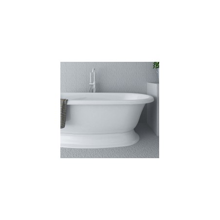 Vanna RECANTO 190x910 balta+sifons hromēts [EN]