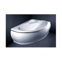 Vanna LAGO kreisā balta, panelis, dvieļu turētājs un sifons EKSPOZĪCIJAS IZPĀRDOŠANA [EN]