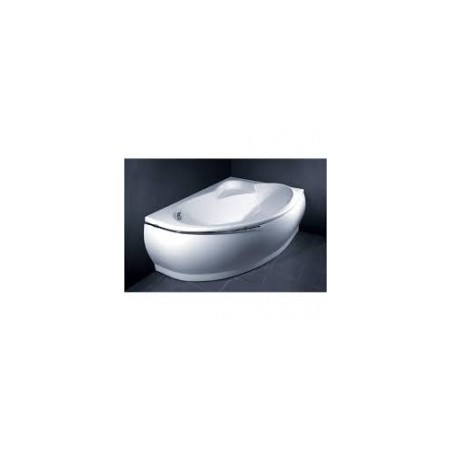 Vanna LAGO kreisā balta, panelis, dvieļu turētājs un sifons EKSPOZĪCIJAS IZPĀRDOŠANA [EN]