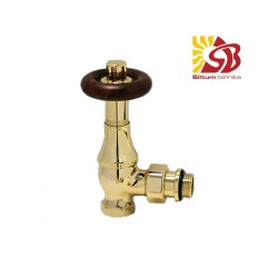 Ventiļi čuguna radiatoriem 90° bronza