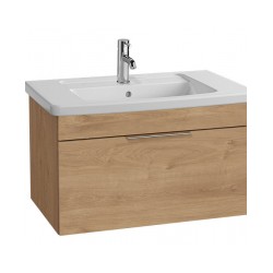 Izlietne ar skapīti VITRA Quadrum 80x50x43cm ozolkoka krāsā [EN]