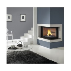 Chazelles Design 1000 VAD kurtuve ar stūra stiklu 13.5kW