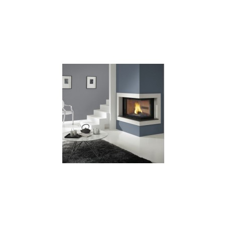 Chazelles Design 1000 VAD kurtuve ar stūra stiklu 13.5kW