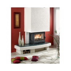 FOYER SOLO D70D+G kurtuve ar šīberi, ar 3 stikliem 12.6kW