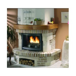 FOYER CG801L kurtuve ar izliektu stiklu 17kW