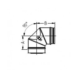 PPL Līkums 90gr. ar tīr. lūku D180 regulējams [EN]