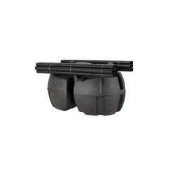 Kanalizācijas septiķis UPONOR SAKO 3-kameru , 2m3 D110 komplekts