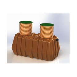 Kanalizācijas septiķis RS 3000 L, 3 kameras