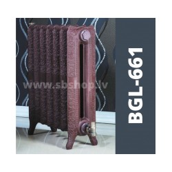 Čuguna radiatori BEIGELAI BGL-661 (8sekc.) gruntēts melnā krāsā [EN]