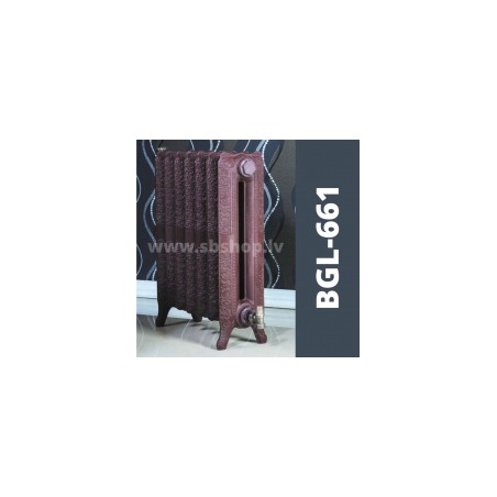 Čuguna radiatori BEIGELAI BGL-661 (9sekc.) gruntēts melnā krāsā [EN]
