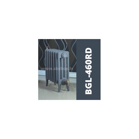 Čuguna radiators BEIGELAI BGL-460-RD (12 sekc.) BEZ KĀJĀM [EN]