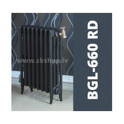 Čuguna radiators BEIGELAI BGL-660-RD (10 sekc.)BEZ KĀJĀM [EN]