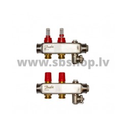 SSM-2F Kolektors 2+2ar plūsmas mērītāju 1" DANFOSS