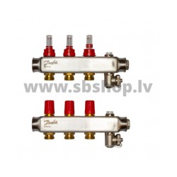SSM-3F Kolektors 3+3ar plūsmas mērītāju 1" DANFOSS