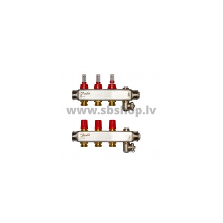 SSM-3F Kolektors 3+3ar plūsmas mērītāju 1" DANFOSS [EN]
