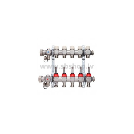 Kermi kolektori ar plūsmas mērītāju SFVT-4