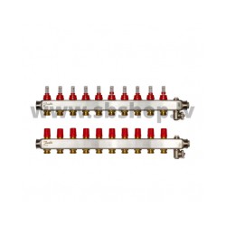SSM-10F Kolektors 10+10 ar plūsmas mēr. 1" DANFOSS