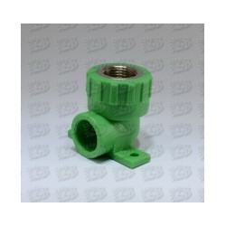 P Sienas līkums zaļš d25*3/4 plastmasas