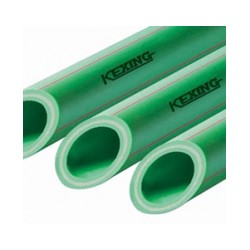 P Caurule zaļa ar šķiedru d75*12.5mm apkurei un k.ūd.