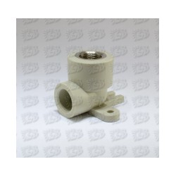 P Sienas līkums dubults d20*1/2 plastmasas [EN]