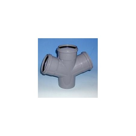 Iekšējās kanalizācijas dubultatzari 100/50/50 45g