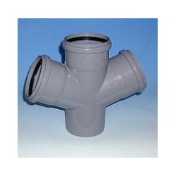 Iekšējās kanalizācijas dubultatzari 100/50/50 87g