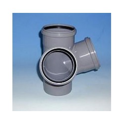 Iekšējas kanalizācijas stūra dubultatzari 100/100 87g