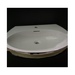 Izlietne OVALE inside white/outside platino 251 [EN]