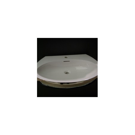 Izlietne OVALE inside white/outside platino 251 [EN]