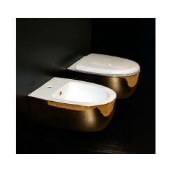 WC Bidē DOT balts/zelts 250 [EN]