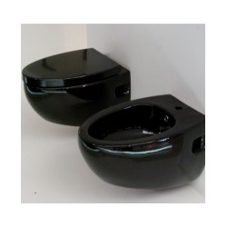 WC Pods OVAL piek. melns 104 +SC vāks melns104