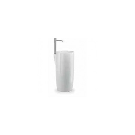 Izlietne PILLAR 87x40 ar vietu maisītājam, balta [EN]