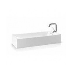 Izlietne FINE BRIDGE 75 74x25 uz virsmas, balta [EN]