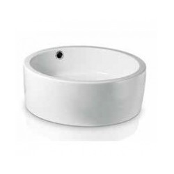 Izlietne RING TWO 42x42 uz virsmas, balta [EN]