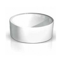 Izlietne SPOT RING 47x47 uz virsmas, balta [EN]