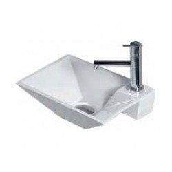 Izlietne CLESSIDRA 37x27 pie sienas, balta [EN]