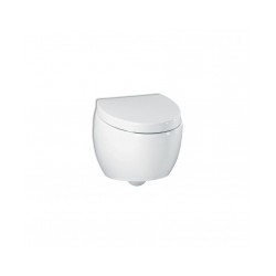 WC pods OVAL balts, piekarams ar s/c vāku