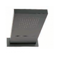 Marti1921 dušas galva no sienas ar kaskādi kvadrāta, hromēta