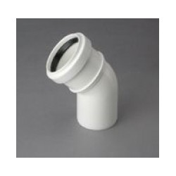 Iekšējās baltās kanalizācijas līkumi d32 22*