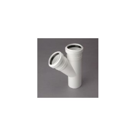 Iekšējās baltās kanalizācijas trejgabali d32*32*45*