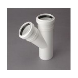 Iekšējās baltās kanalizācijas trejgabali d32*32*67*